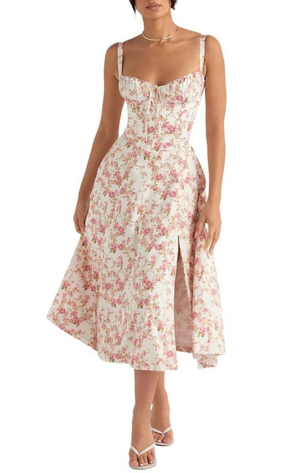 Madina | De zomer jurk met bloemen - Afbeelding 3