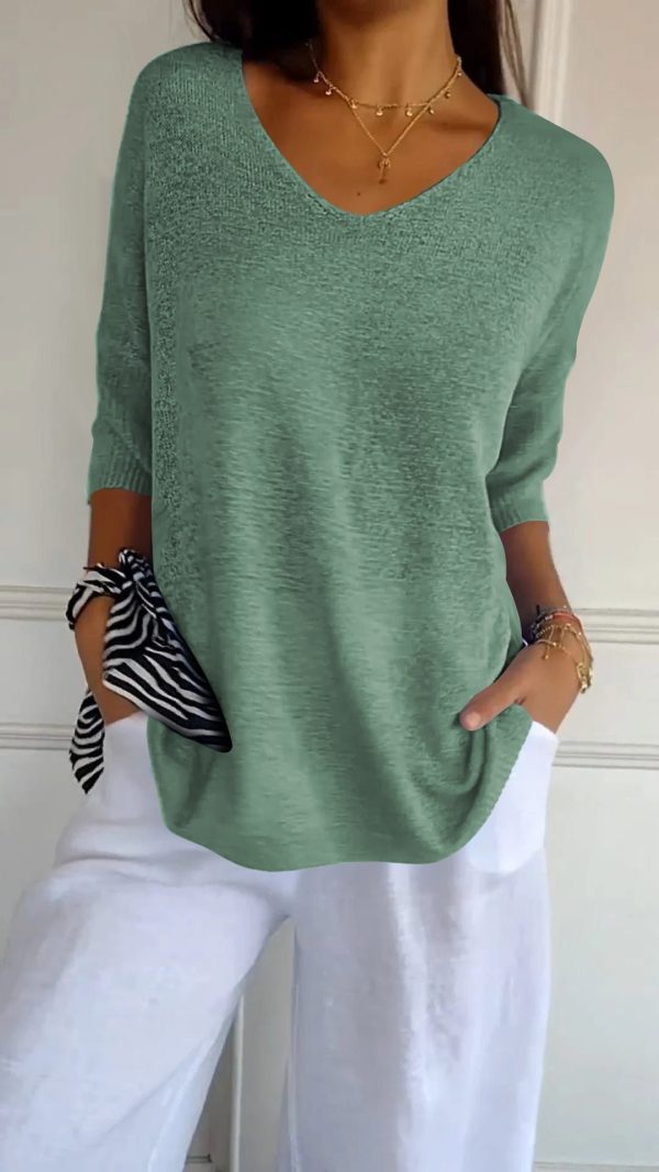 Henriette | Klassieke dames pullover - Afbeelding 11