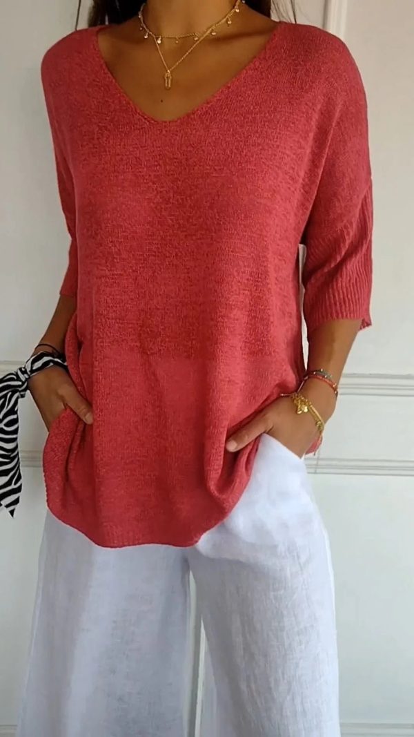 Henriette | Klassieke dames pullover - Afbeelding 3
