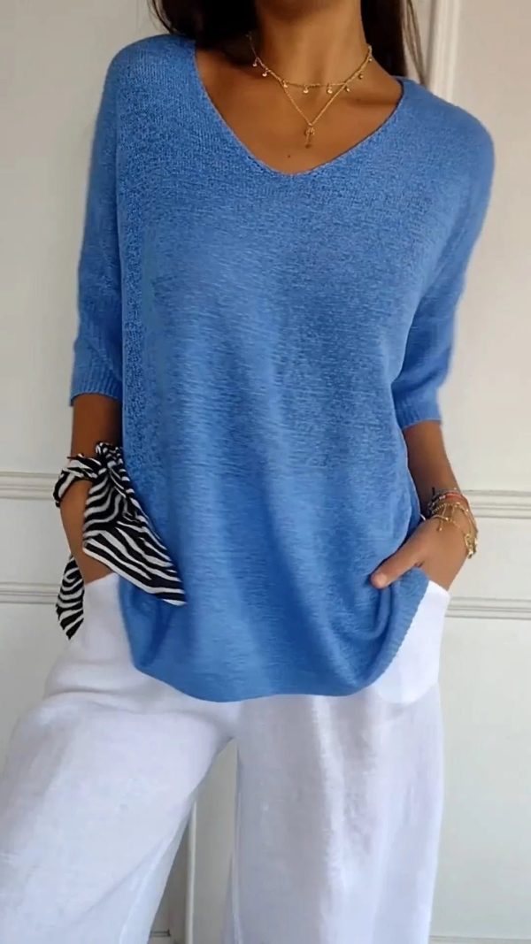 Henriette | Klassieke dames pullover - Afbeelding 2