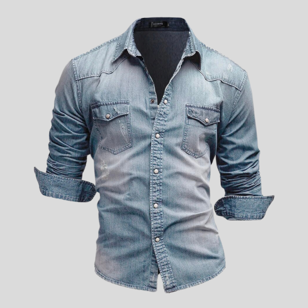 Allard | Denim overhemd - Afbeelding 4