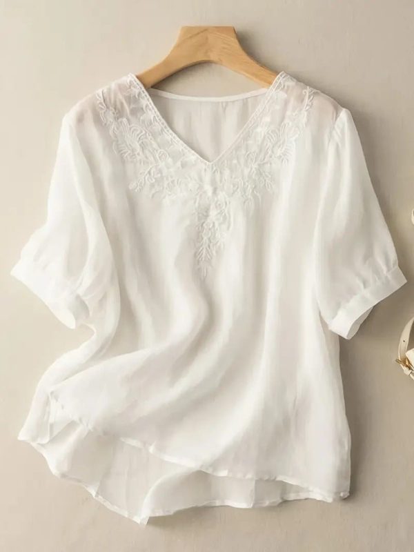 Ophelie | Vintage look Blouse - Afbeelding 2