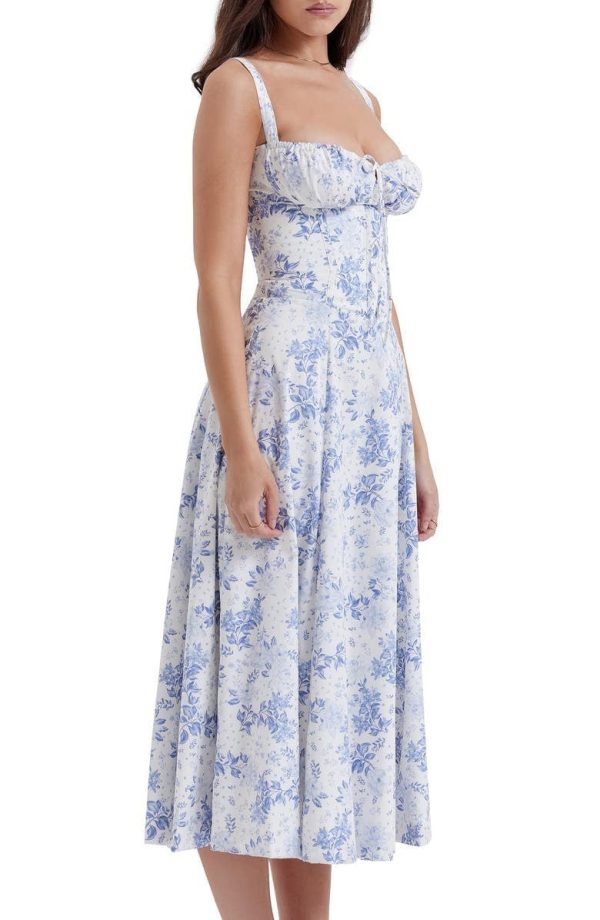 Madina | De zomer jurk met bloemen - Afbeelding 7