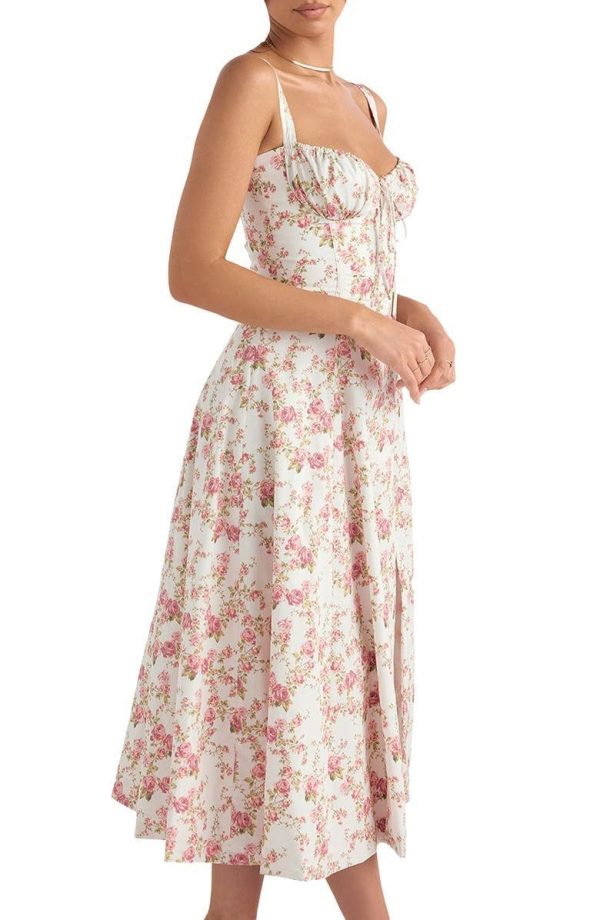 Madina | De zomer jurk met bloemen - Afbeelding 4