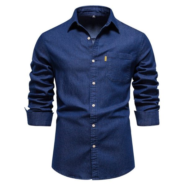 Alexander | Denim overhemd voor mannen - Afbeelding 2