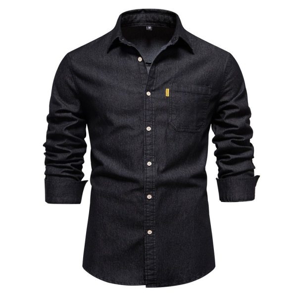 Alexander | Denim overhemd voor mannen - Afbeelding 3