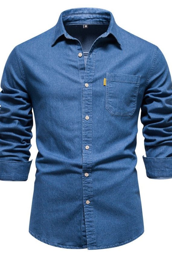 Alexander | Denim overhemd voor mannen