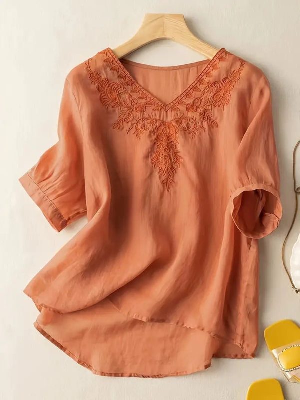 Ophelie | Vintage look Blouse - Afbeelding 3