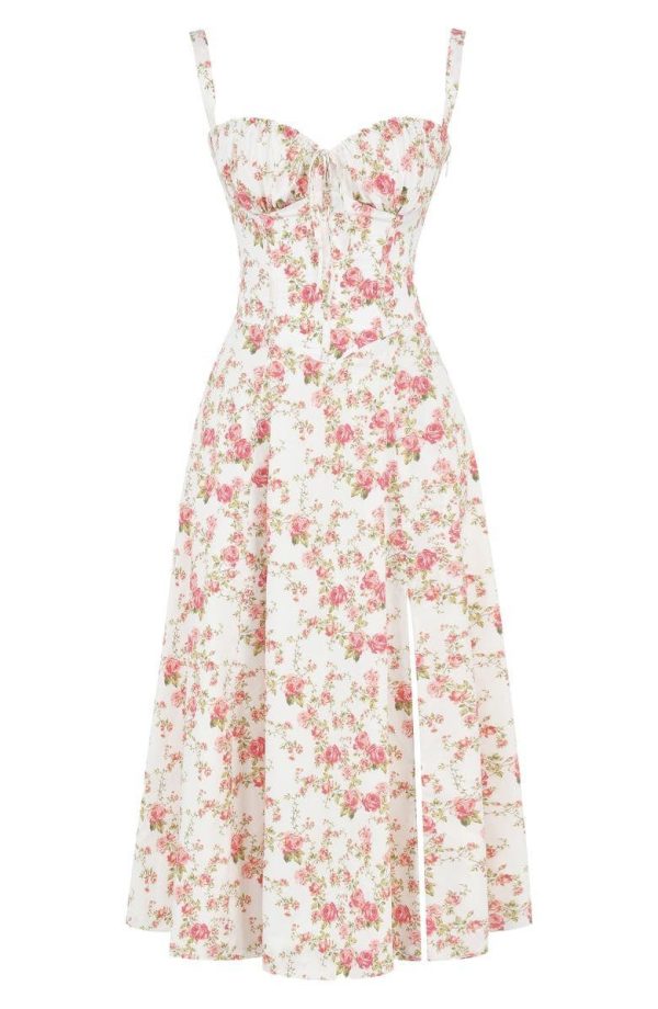 Madina | De zomer jurk met bloemen - Afbeelding 2