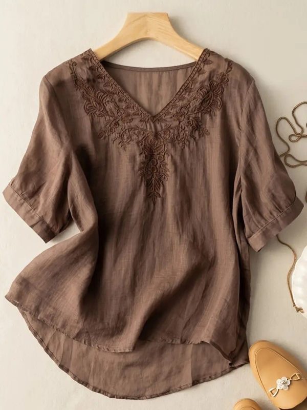 Ophelie | Vintage look Blouse - Afbeelding 4