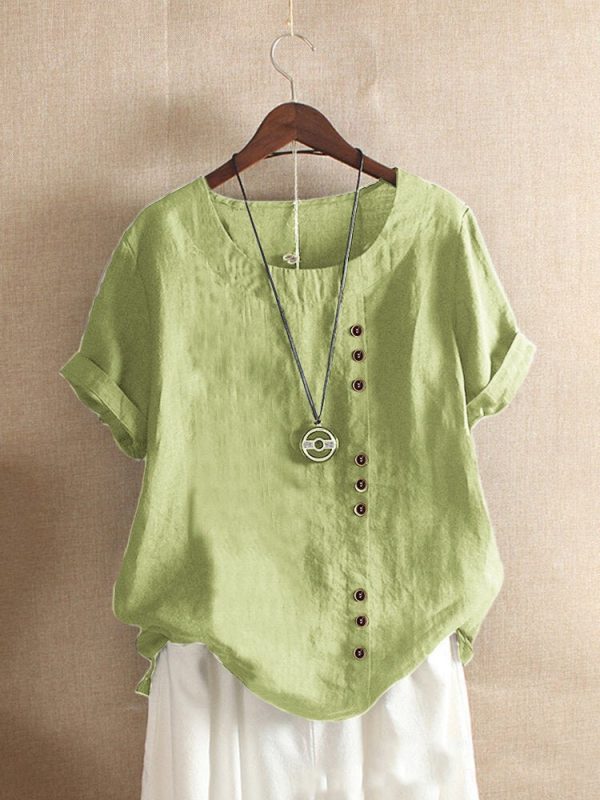 Carla | Korte mouwen blouse - Afbeelding 7