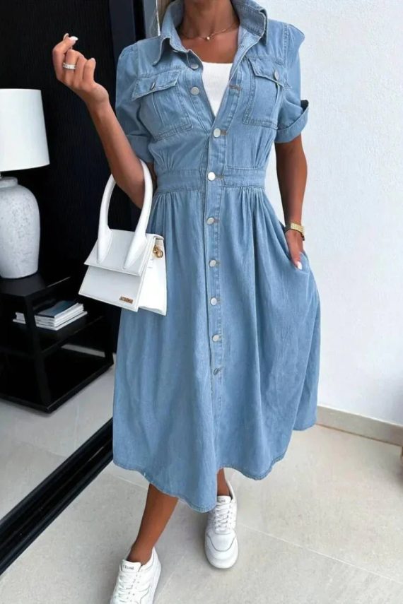 Briana | Denim Jurk