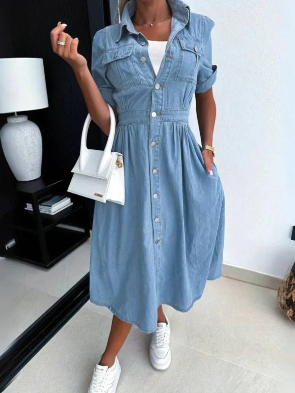 Briana | Denim Jurk