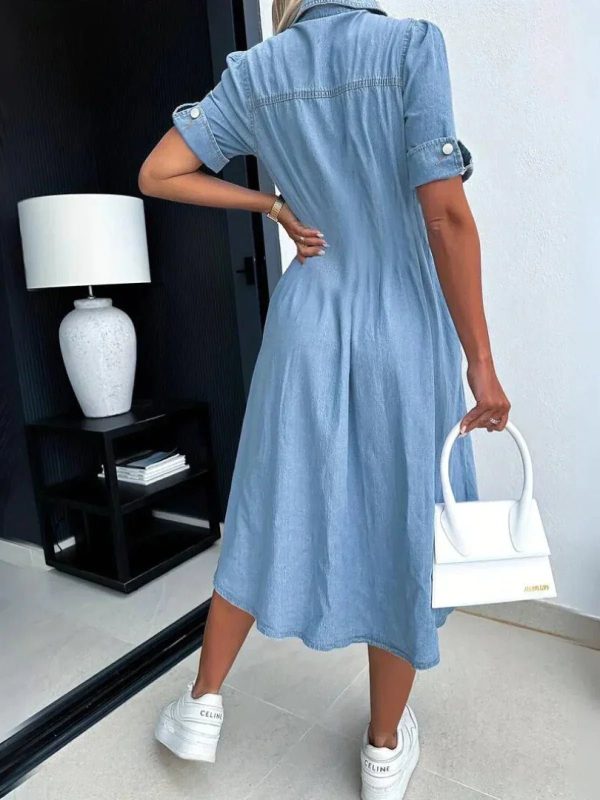 Briana | Denim Jurk - Afbeelding 4