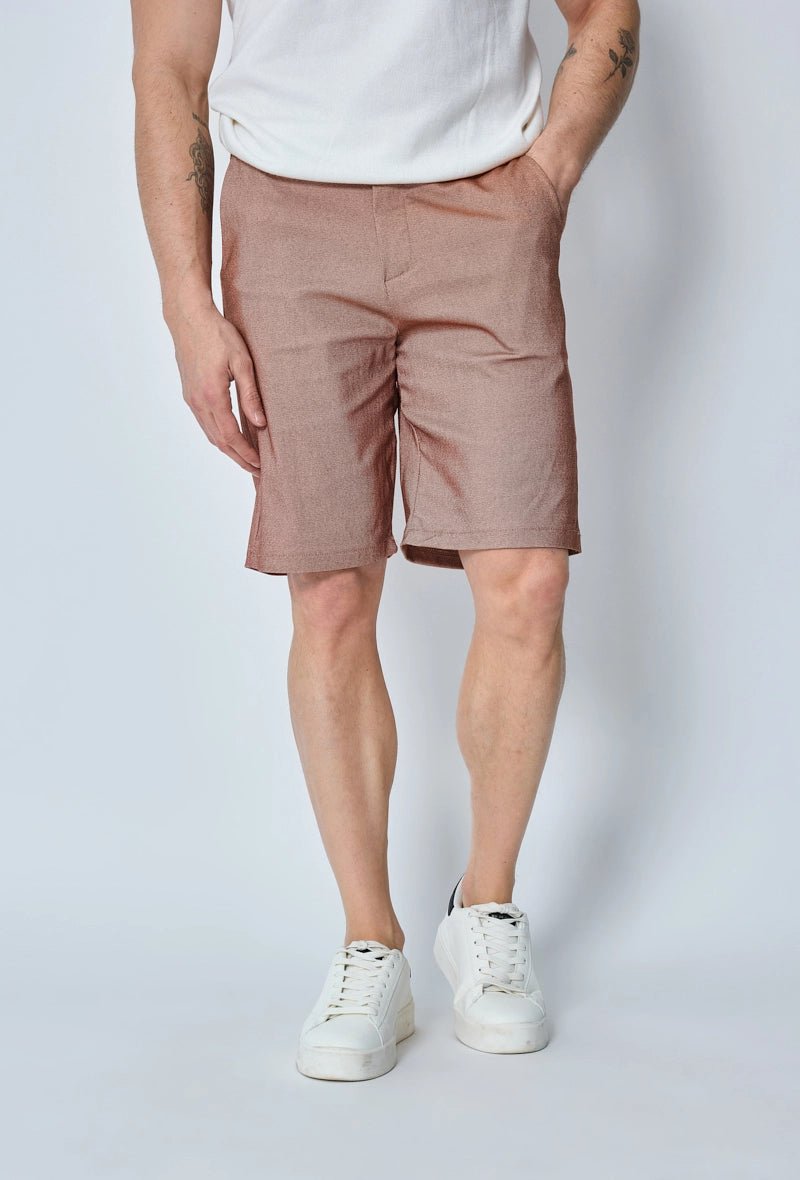 Effen canvas chino-stijl shorts