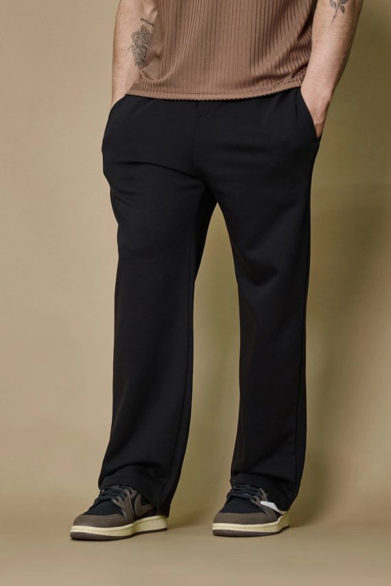 Losse, casual en comfortabele effen joggingbroek
