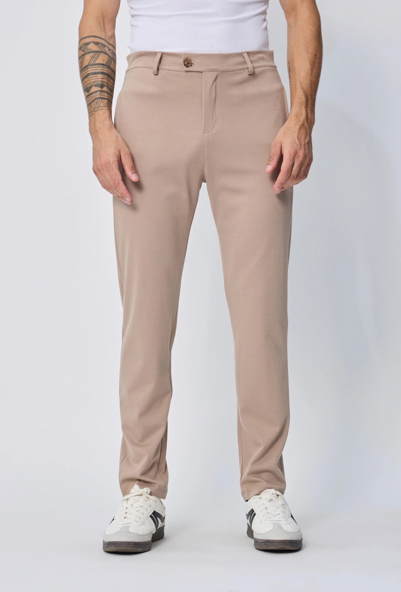 Effen slim-fit broek - Afbeelding 3