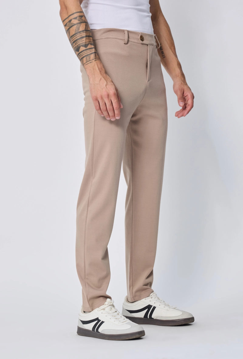 Effen slim-fit broek - Afbeelding 2