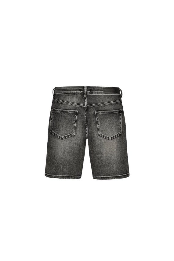 Licht stretch gescheurde denim short