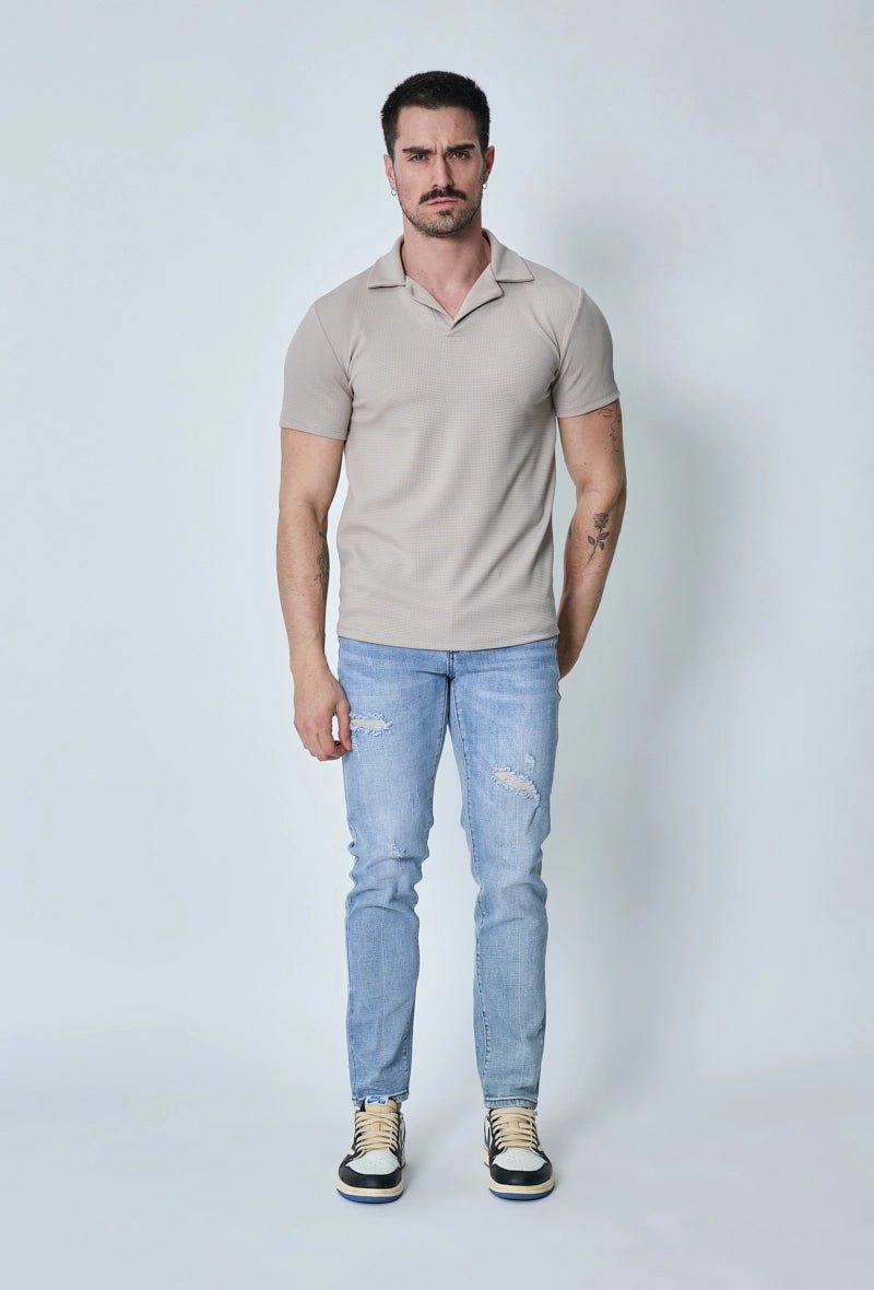 Effen poloshirt met korte mouwen - Afbeelding 5
