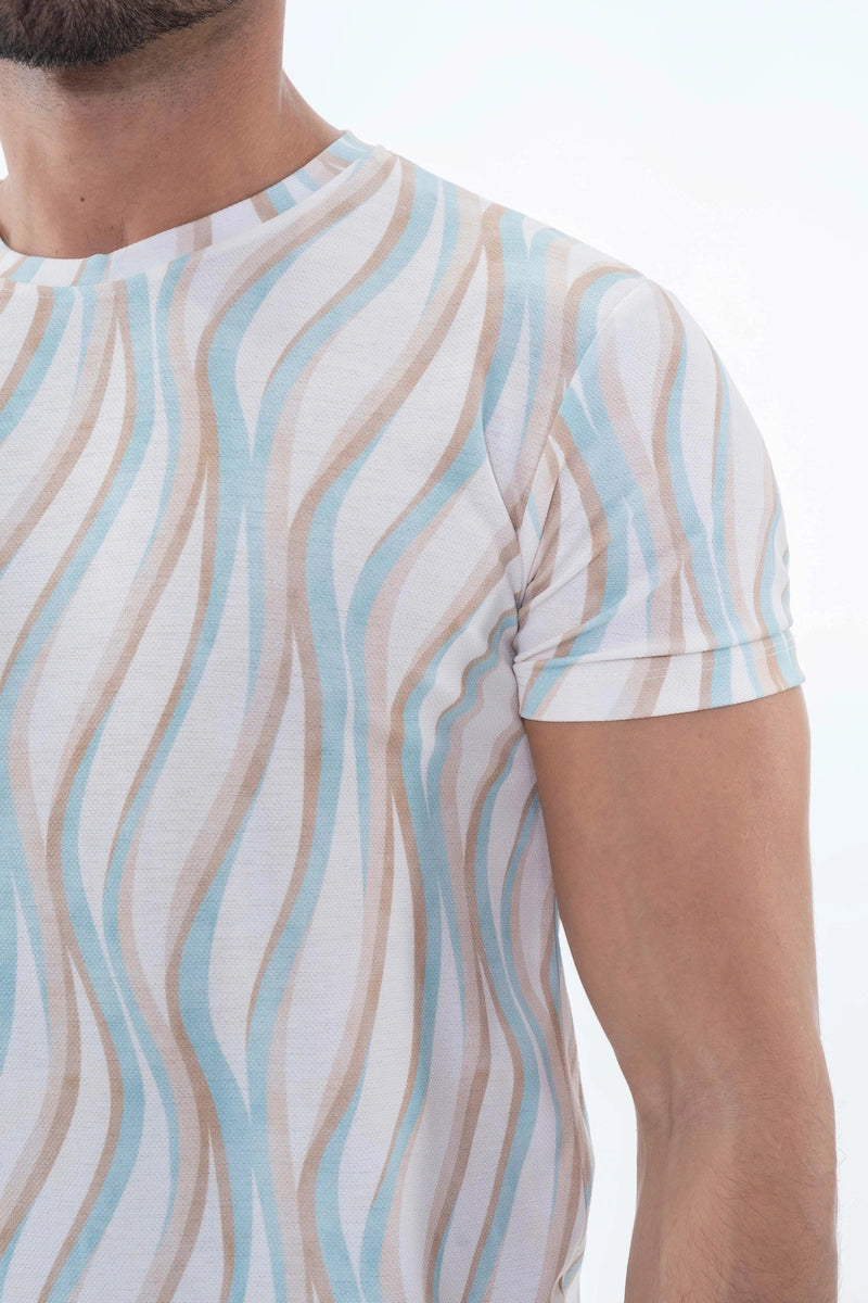 kleurrijk T-shirt met korte mouwen - Afbeelding 4