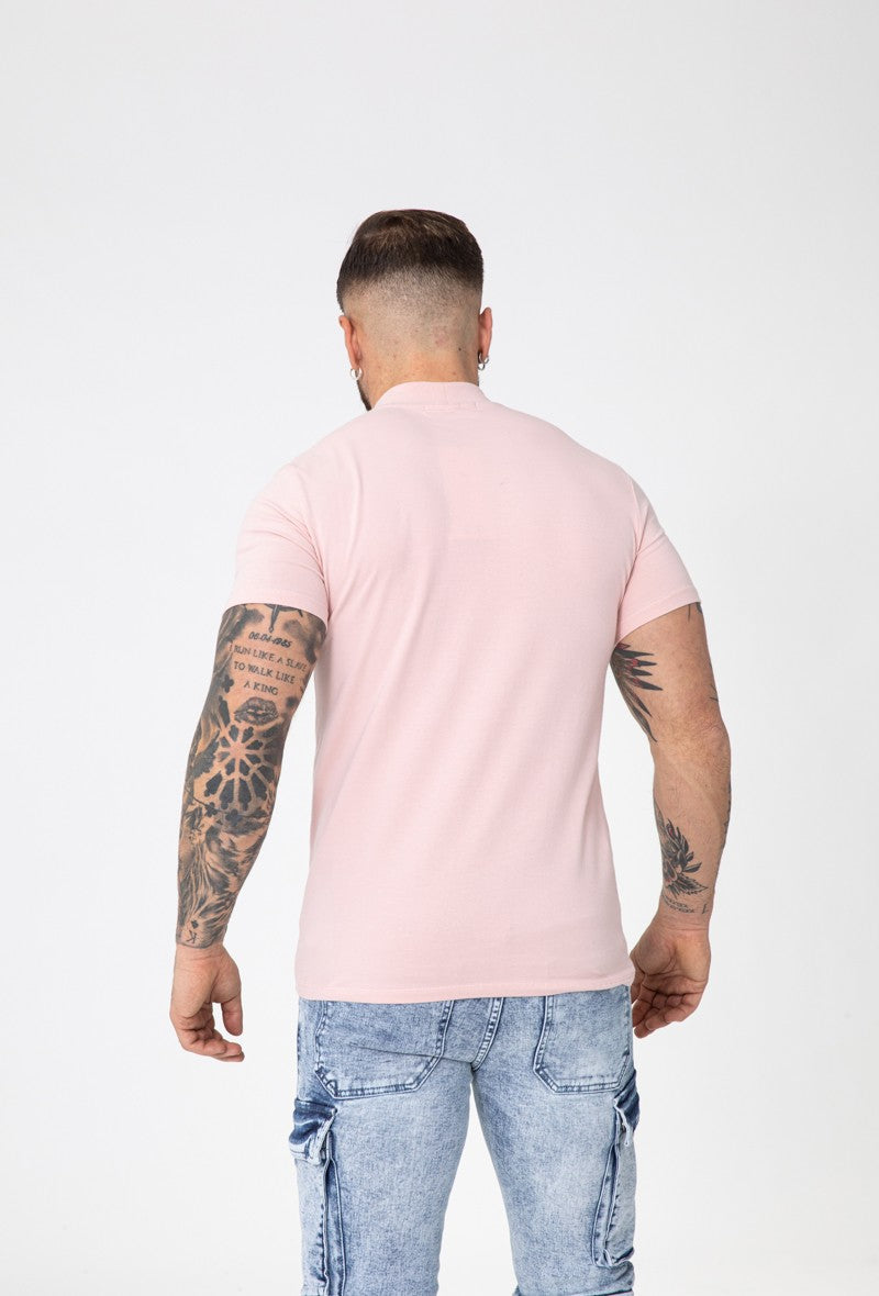 Basic T-shirt met hoge hals - Afbeelding 2