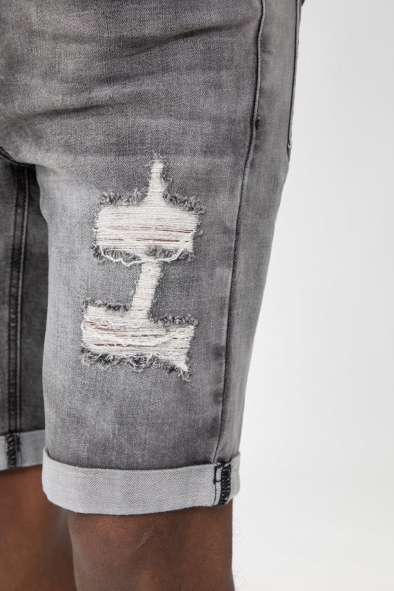 Gescheurde denim short