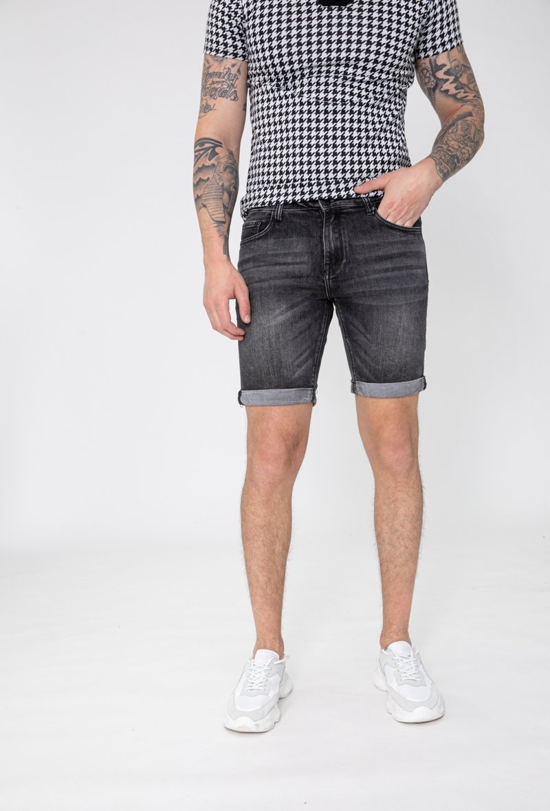 Basic denimshort - Afbeelding 3