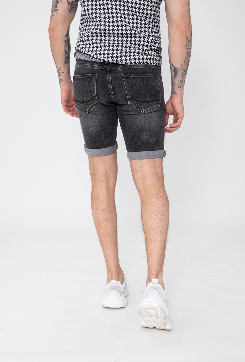 Basic denimshort - Afbeelding 4