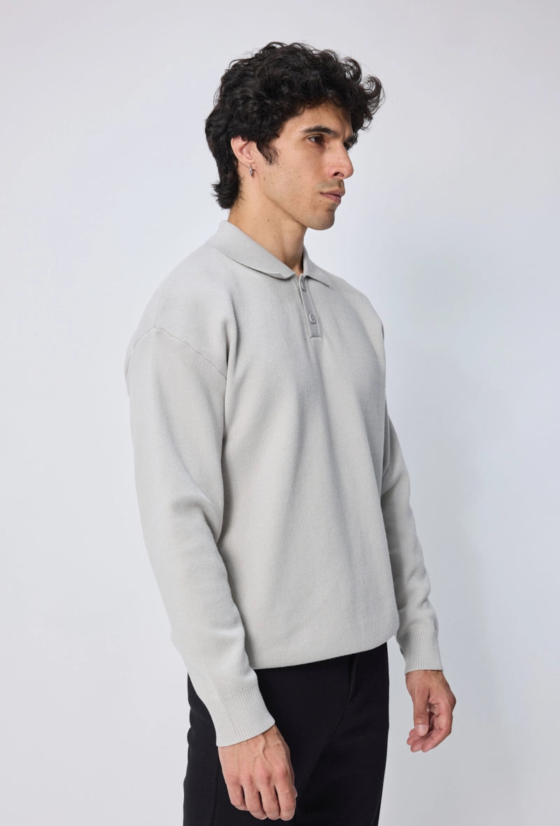 Poloshirt met lange mouwen - Afbeelding 2