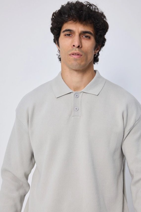 Polo met lange mouwen