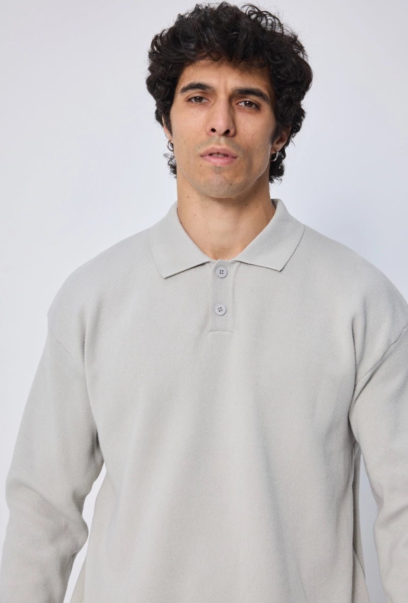 Polo met lange mouwen