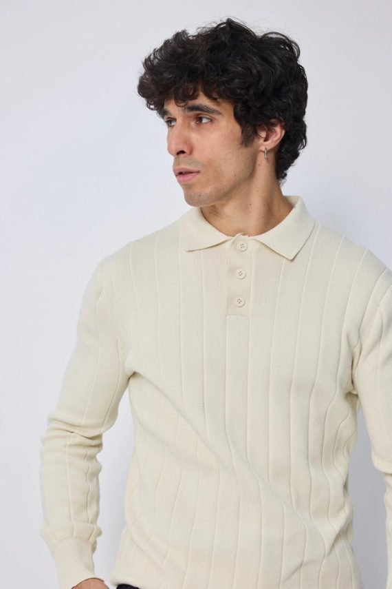 Poloshirt met knopen