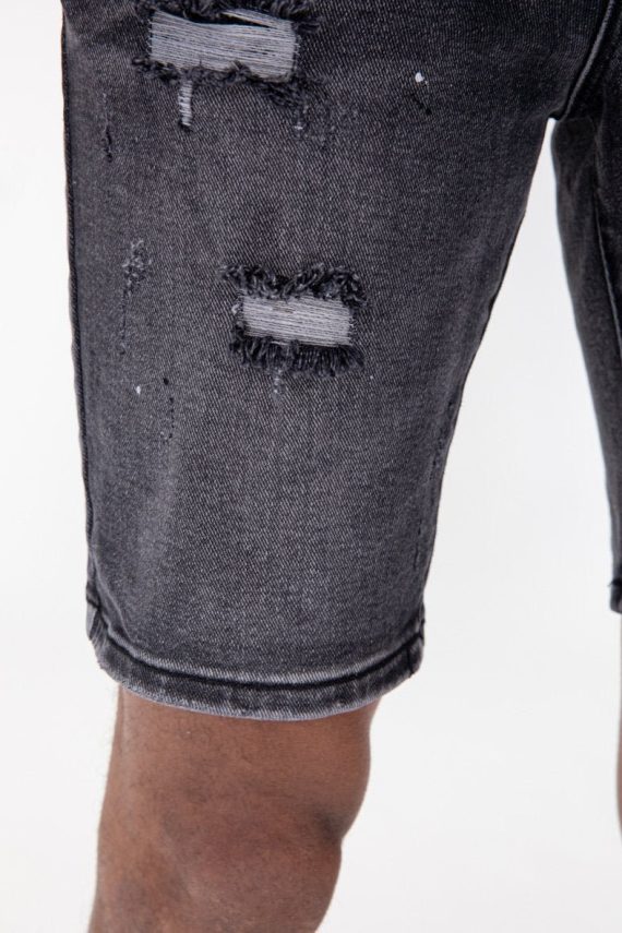 Gescheurde stretchdenimshort