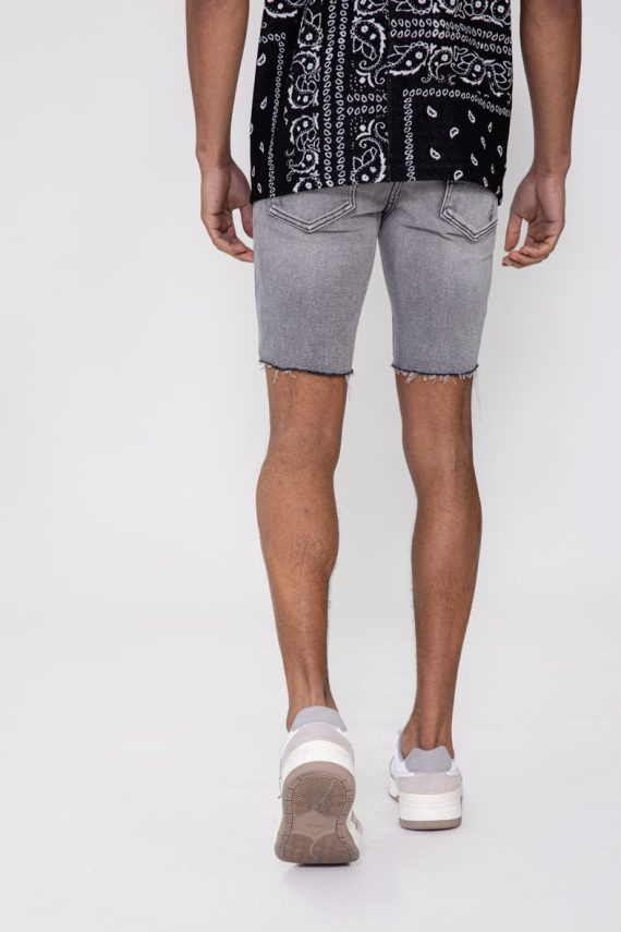 Gescheurde stretchdenimshort