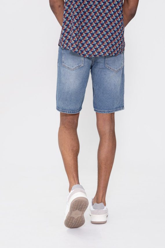 Gescheurde stretchdenimshort