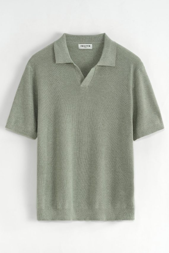 Effen poloshirt met korte mouwen