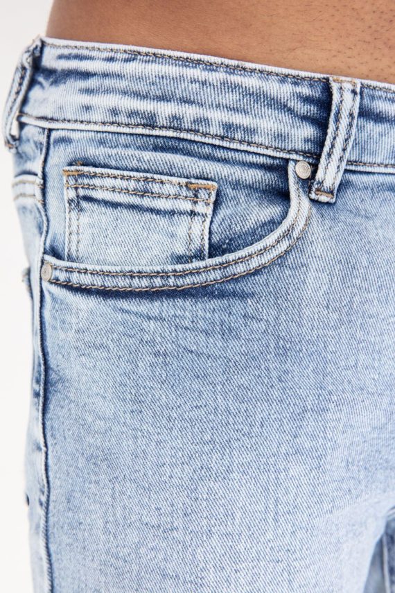 Denim korte broek