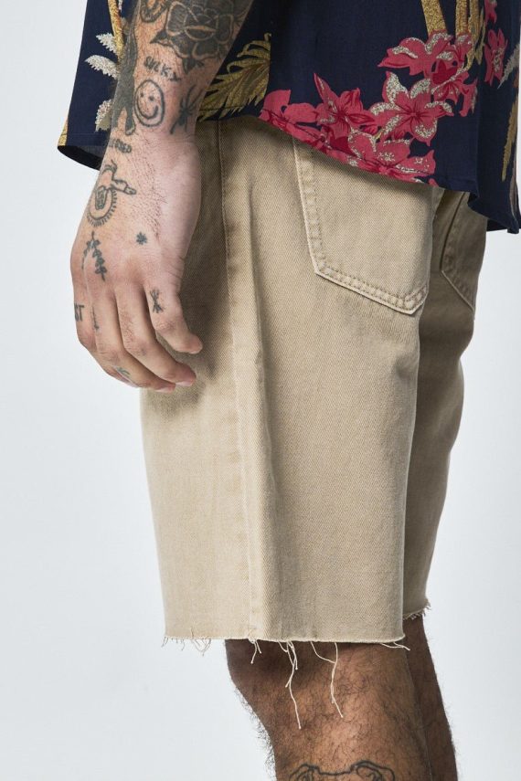 Basic rechte jeansshort