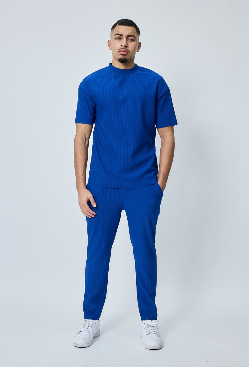 Oversized geribbeld T-shirt - Afbeelding 2