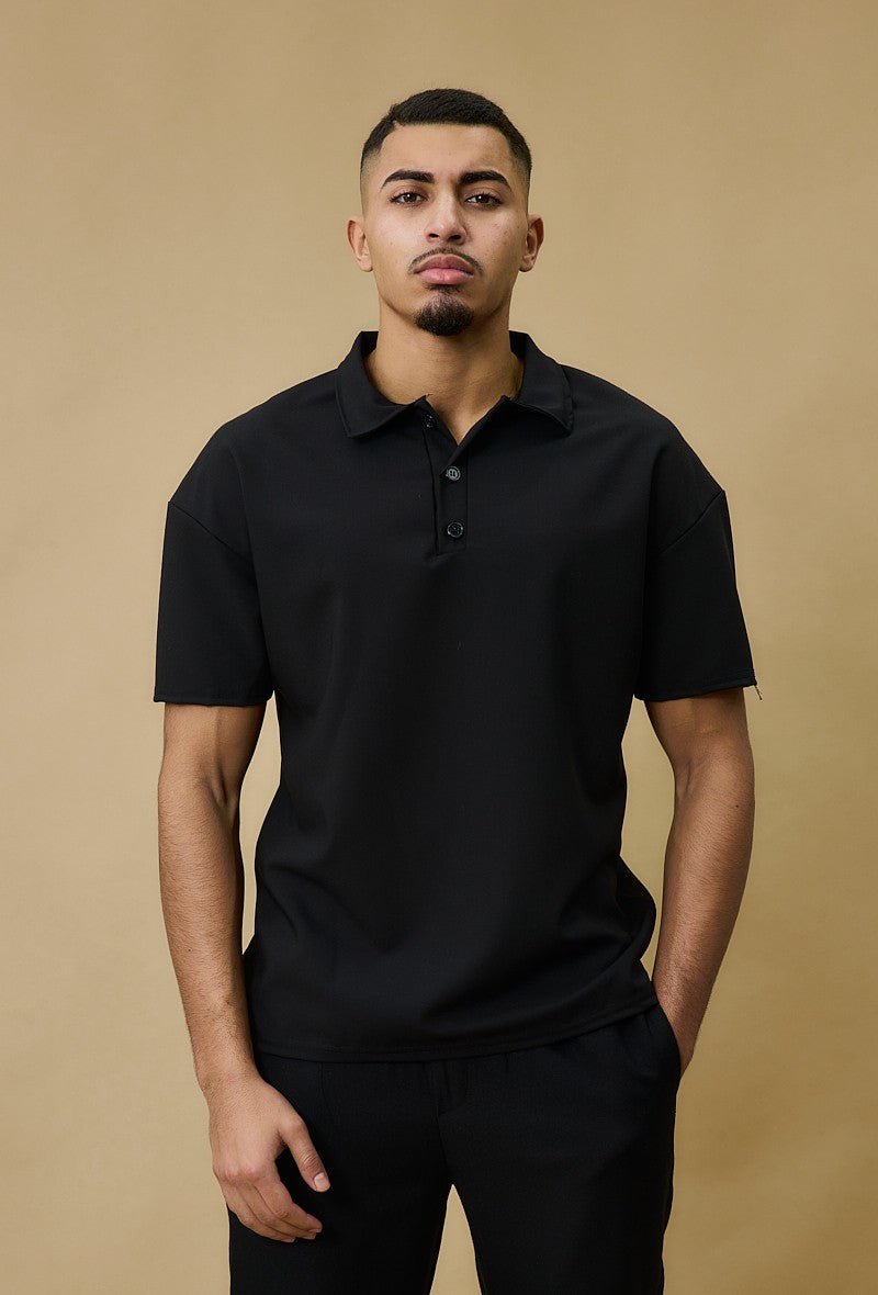 Casual poloshirt van canvas - Afbeelding 5