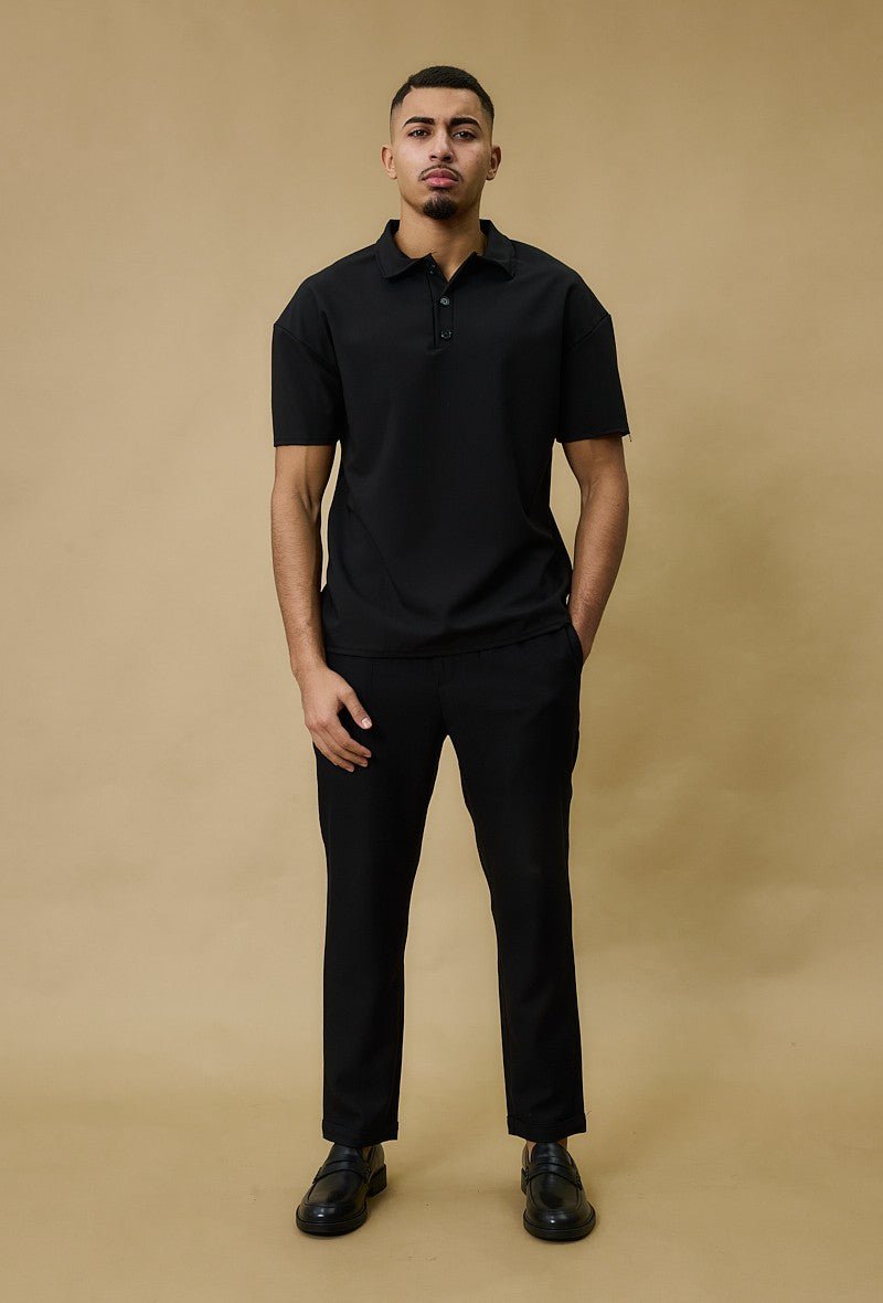 Casual poloshirt van canvas - Afbeelding 3