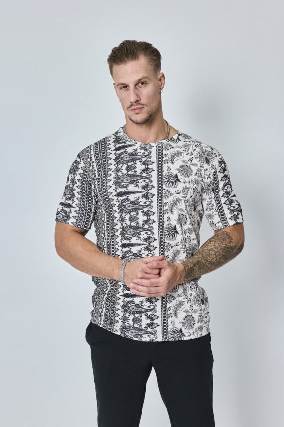 T-shirt met bloemenprint