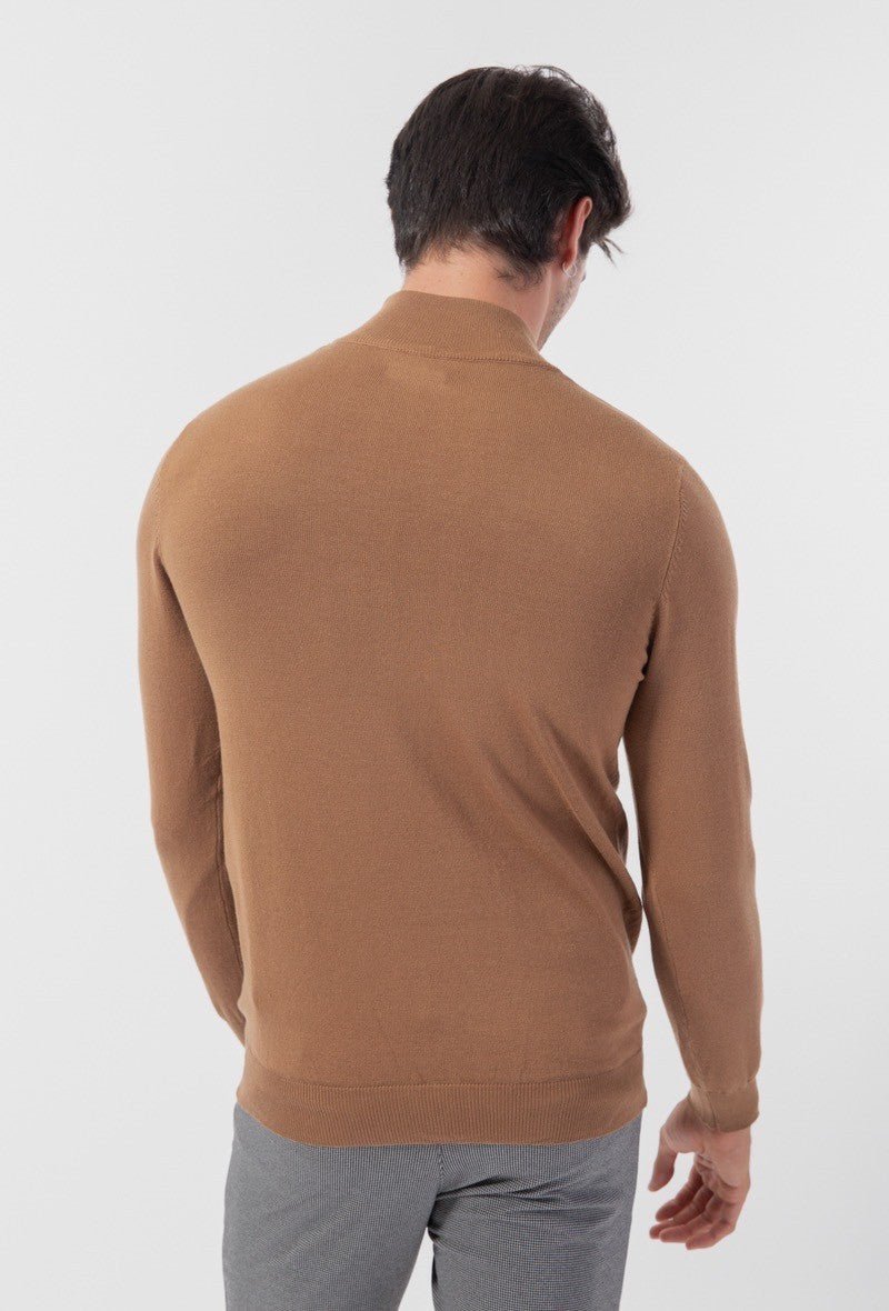 Plain funnel neck sweater - Afbeelding 6