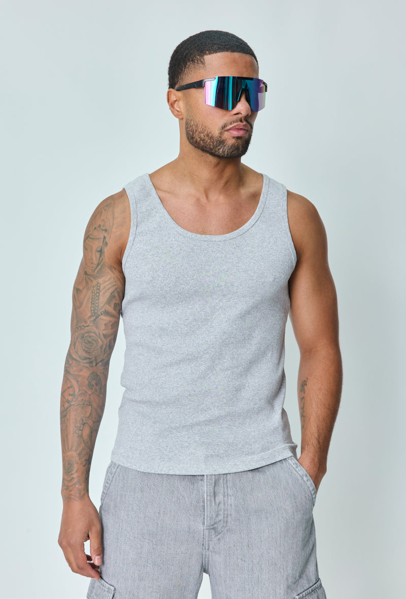 Effen mouwloos t-shirt - Afbeelding 4