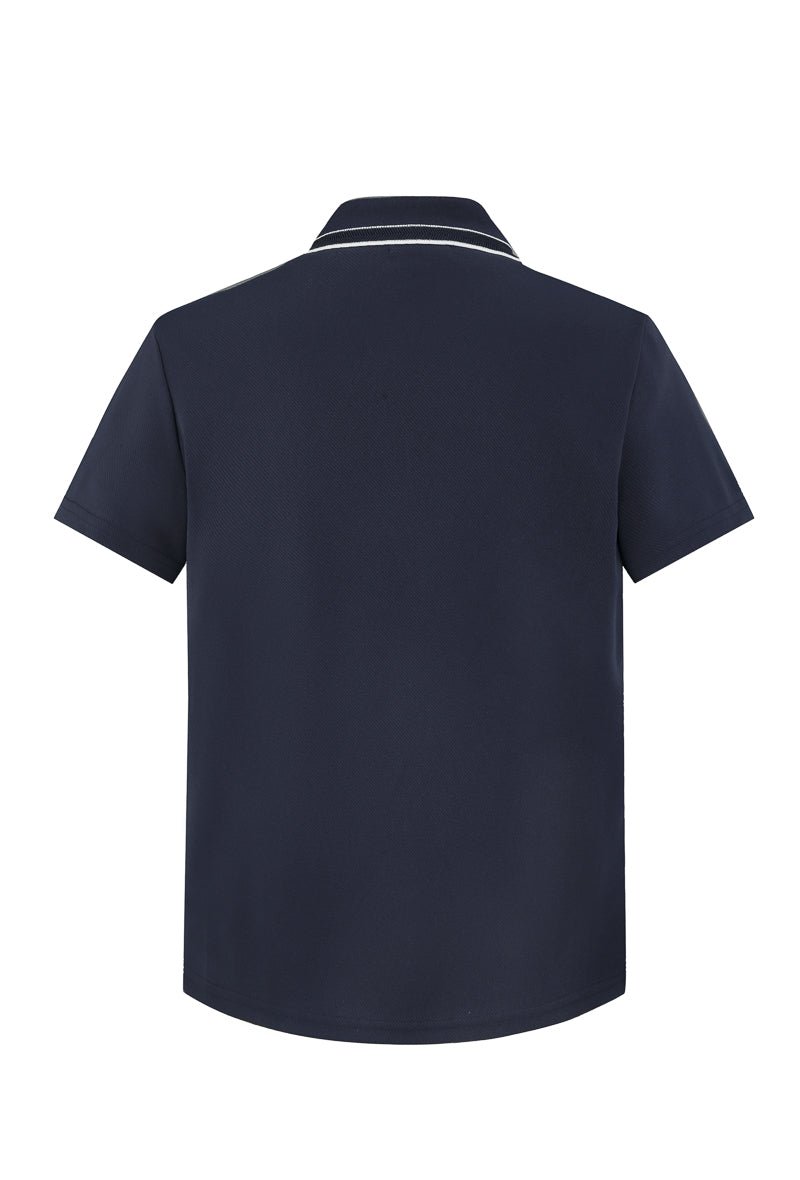 Effen poloshirt met korte mouwen