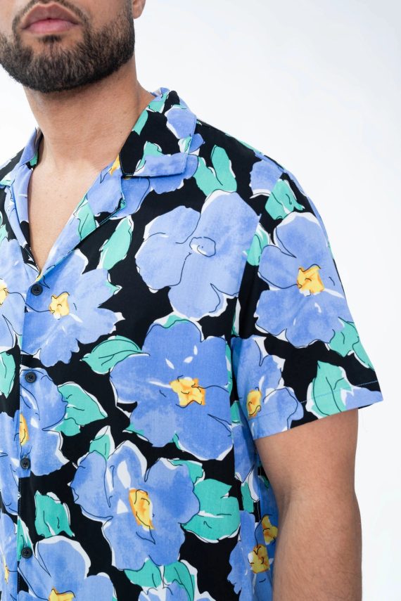 Kort mouwen shirt met bloemenpatroon