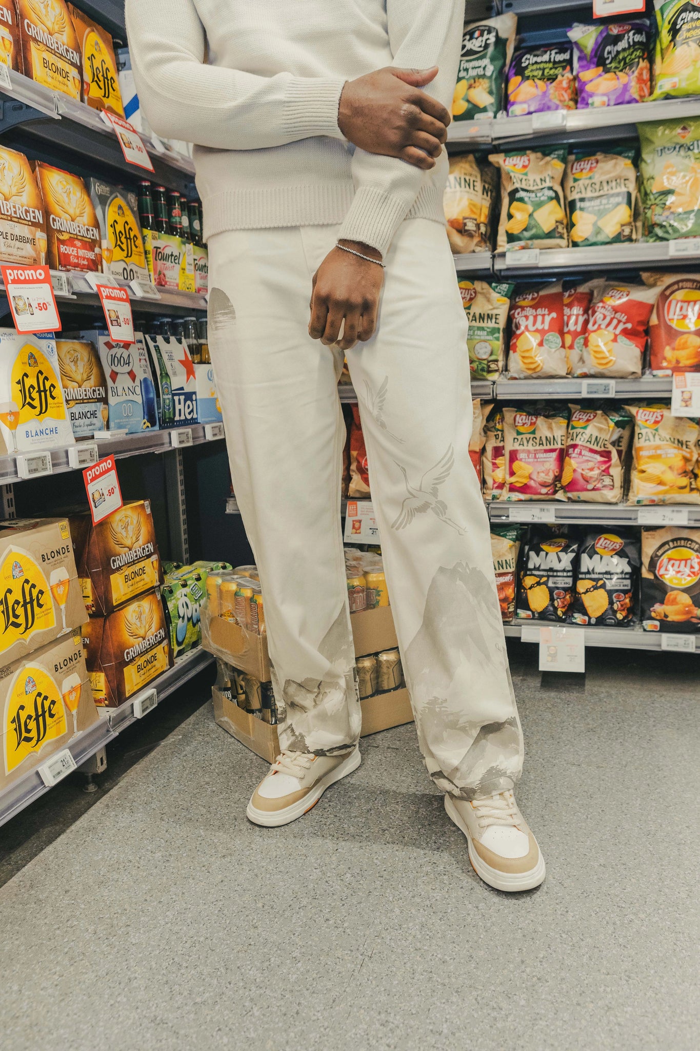 Pants with printed details - Afbeelding 2