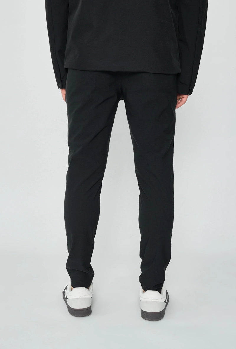 Effen chinobroek met rits