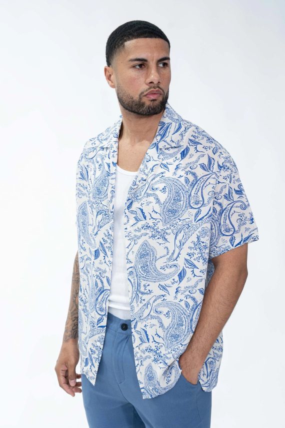 Paisley-print shirt